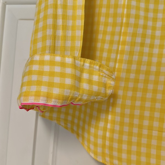 Crown & Ivy button front long sleeve women’s shirt. Yellow Size medium - Picture 5 of 8